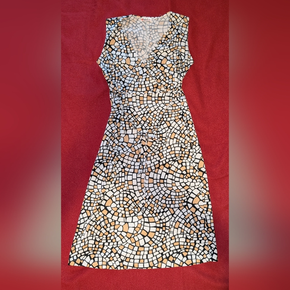 Charlotte Russe Mosaic Pattern Maxi Dress
